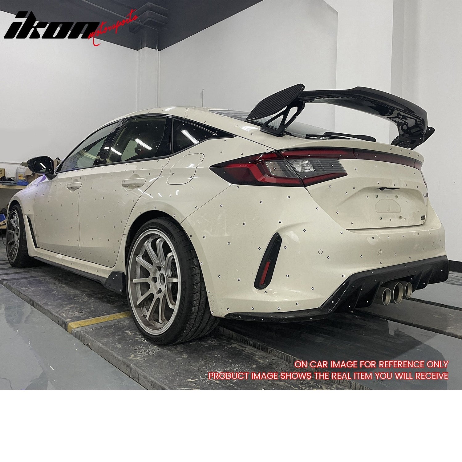 2023-2025 Civic Type R OE Style Red Carbon Fiber Trunk Spoiler