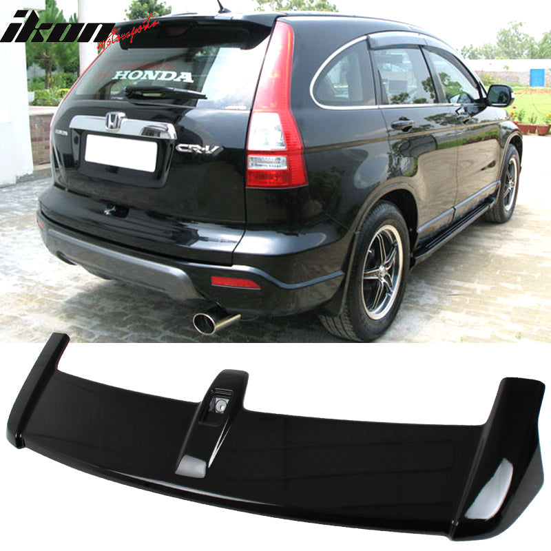 2007-2011 Honda CRV Rear Roof Spoiler Wing with LED Brake Light ABS