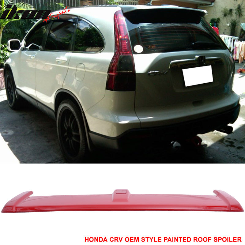 2007-2011 Honda CRV Rear Roof Spoiler Wing with LED Brake Light ABS