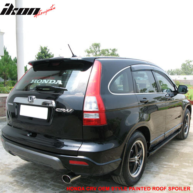 2007-2011 Honda CRV Rear Roof Spoiler Wing with LED Brake Light ABS
