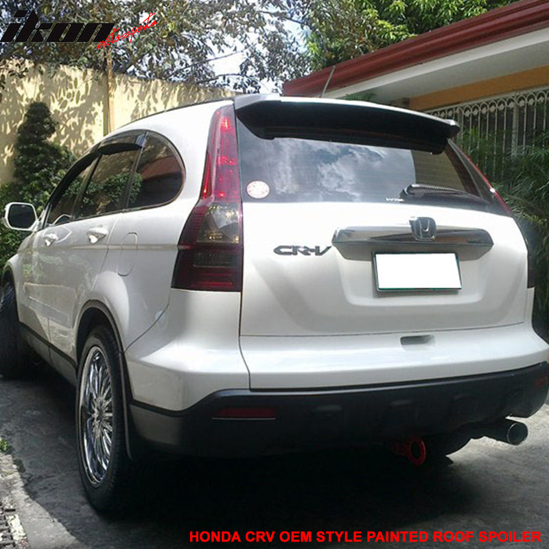 2007-2011 Honda CRV Rear Roof Spoiler Wing with LED Brake Light ABS
