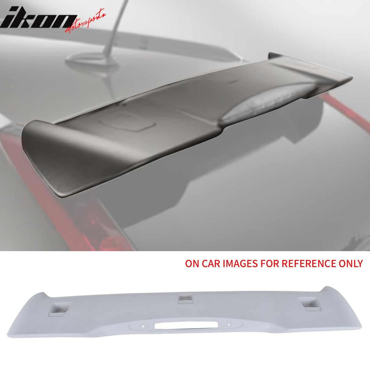 2012-2016 Honda CR-V CRV OE Style Unpainted Gray Rear Roof Spoiler ABS
