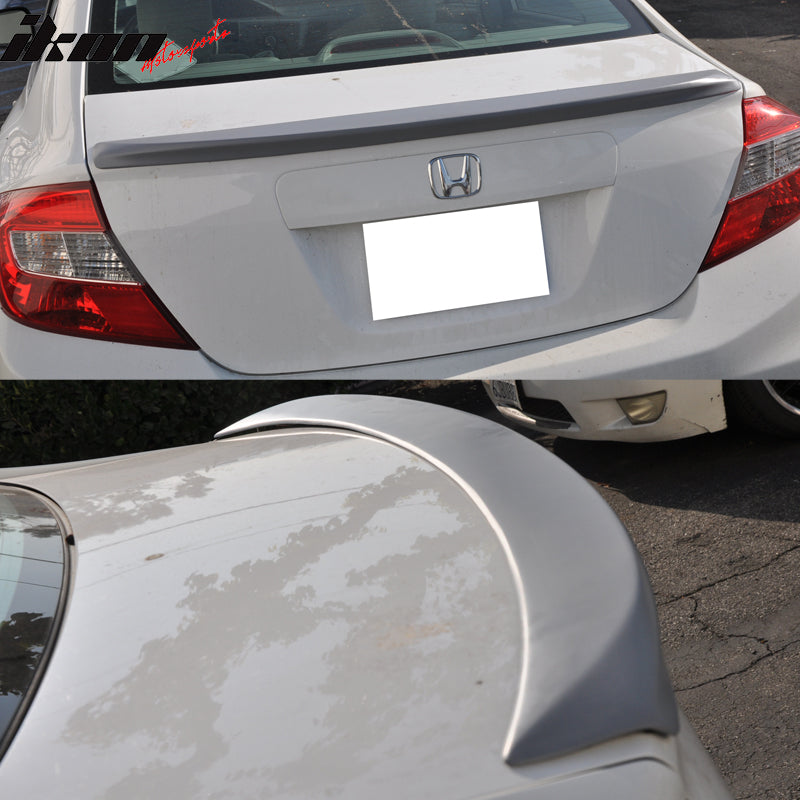 Fits 12-14 Honda Civic Sedan 9th Gen OE Rear Spoiler Wing - PU