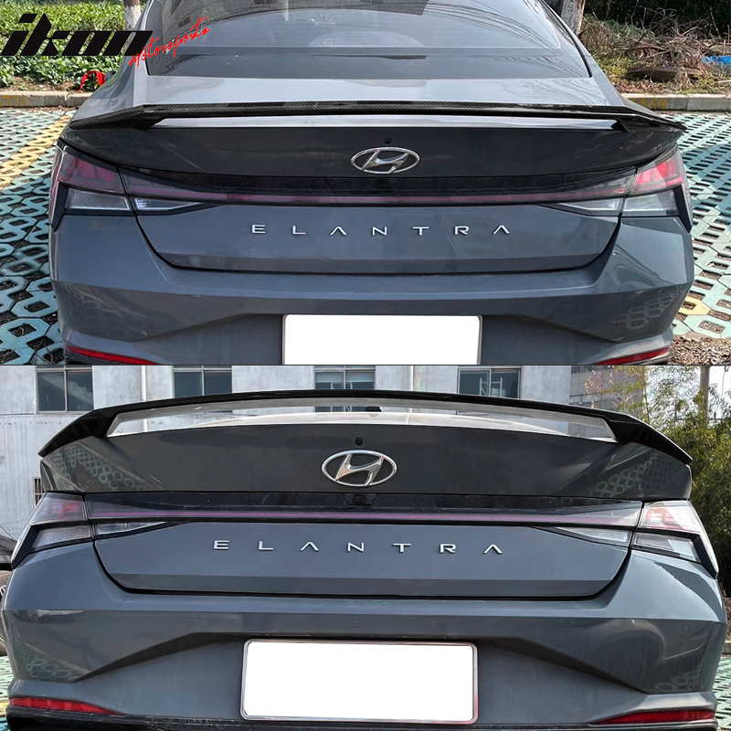 2021-2024 Hyundai Elantra Sedan Rear Trunk Spoiler Wing ABS