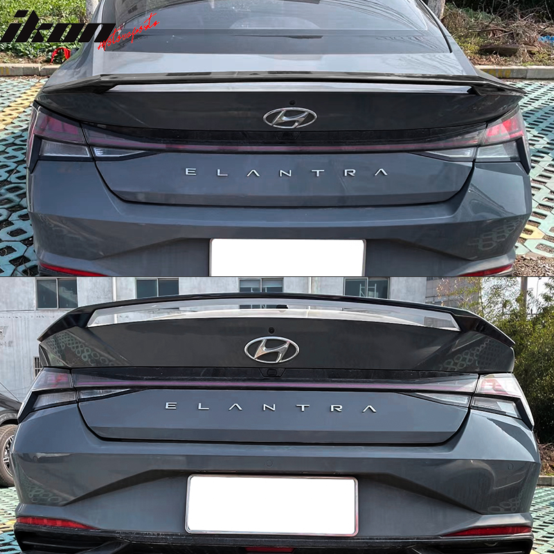 2021-2024 Hyundai Elantra Sedan Rear Trunk Spoiler Wing ABS
