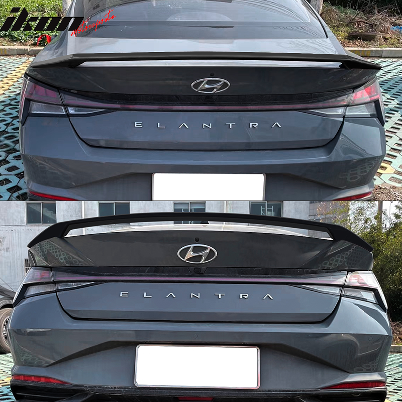 2021-2024 Hyundai Elantra Sedan Rear Trunk Spoiler Wing ABS