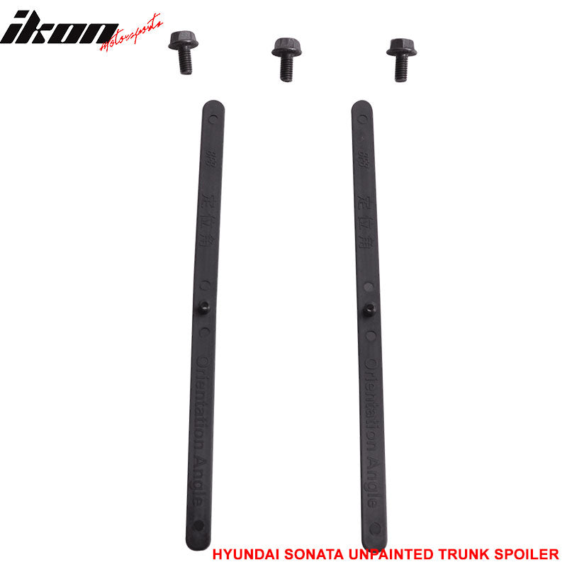 2011-2014 Hyundai Sonata Unpainted Rear Spoiler Wing - ABS