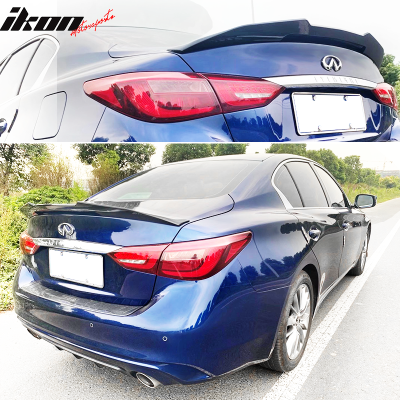 2014-2024 Infiniti Q50 Lip Duckbill Spoiler Wing ABS