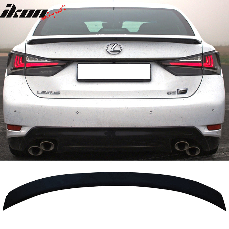 2013-2020 Lexus GS350 F Sport Sedan Painted Trunk Spoiler ABS