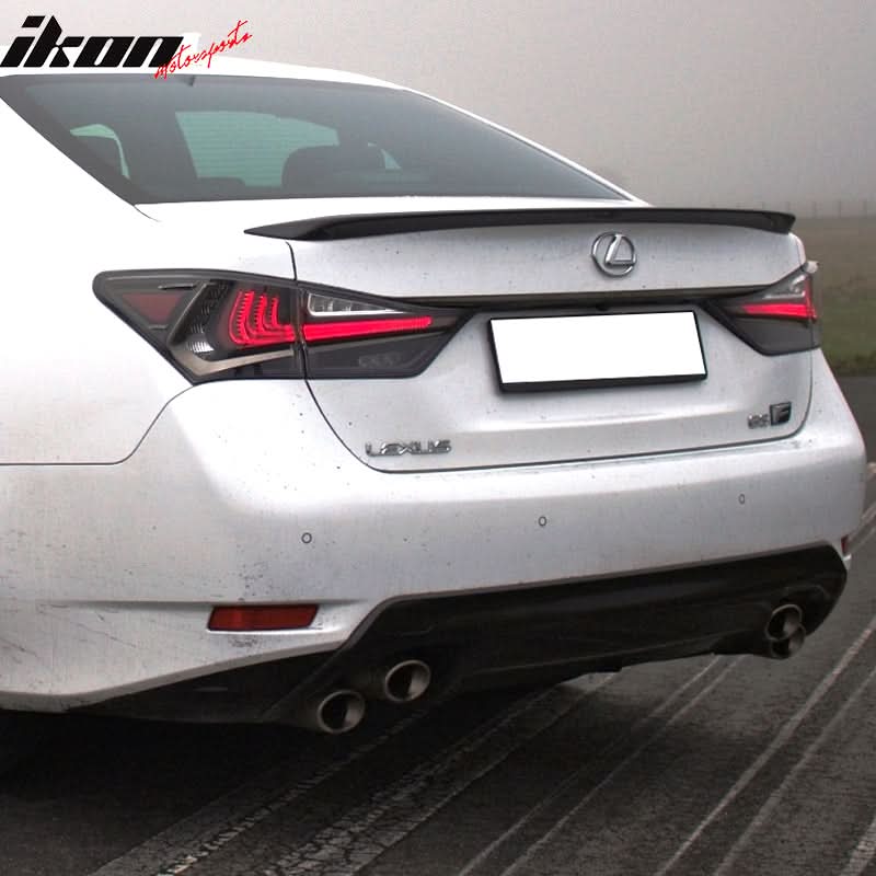 2013-2020 Lexus GS350 F Sport Sedan Painted Trunk Spoiler ABS