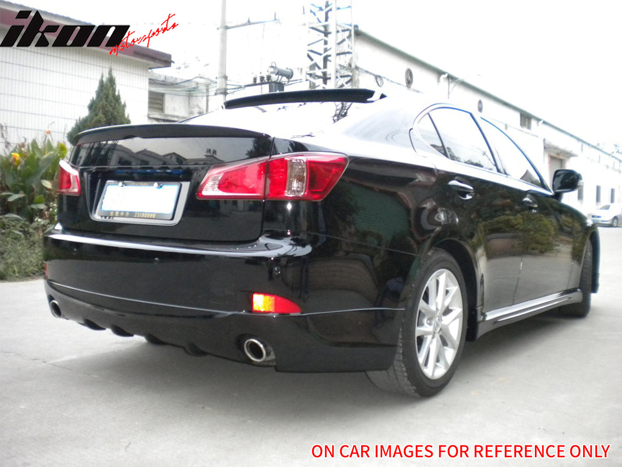 2006-2013 Lexus 2nd Gen IS250 4Dr OE Style Unpainted Trunk Spoiler ABS