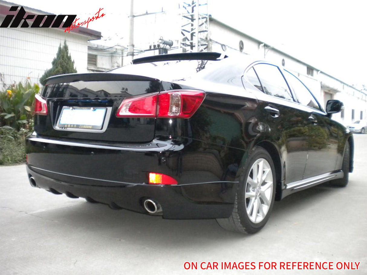 2006-2013 Lexus 2nd Gen IS250 4Dr OE Style Unpainted Trunk Spoiler ABS