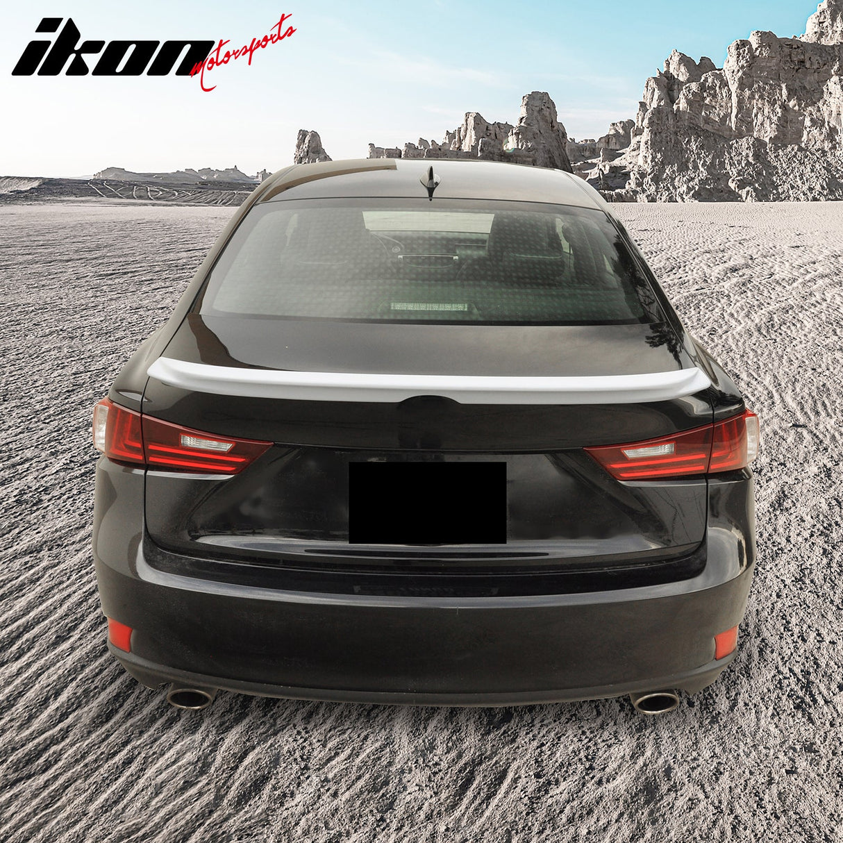 2014-2020 Lexus IS250 Sedan F-Sport Style Unpainted Gray Trunk Spoiler