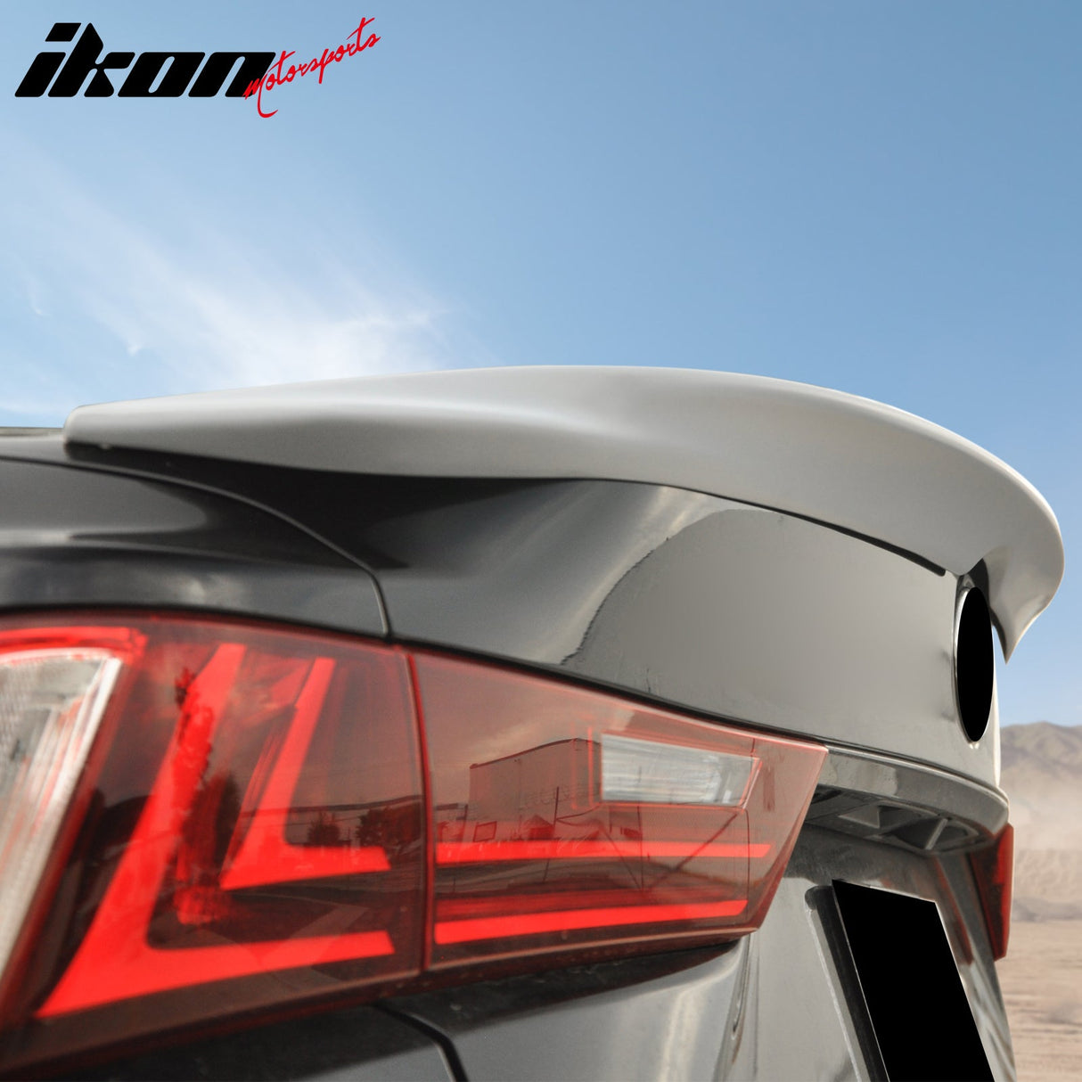 2014-2020 Lexus IS250 Sedan F-Sport Style Unpainted Gray Trunk Spoiler