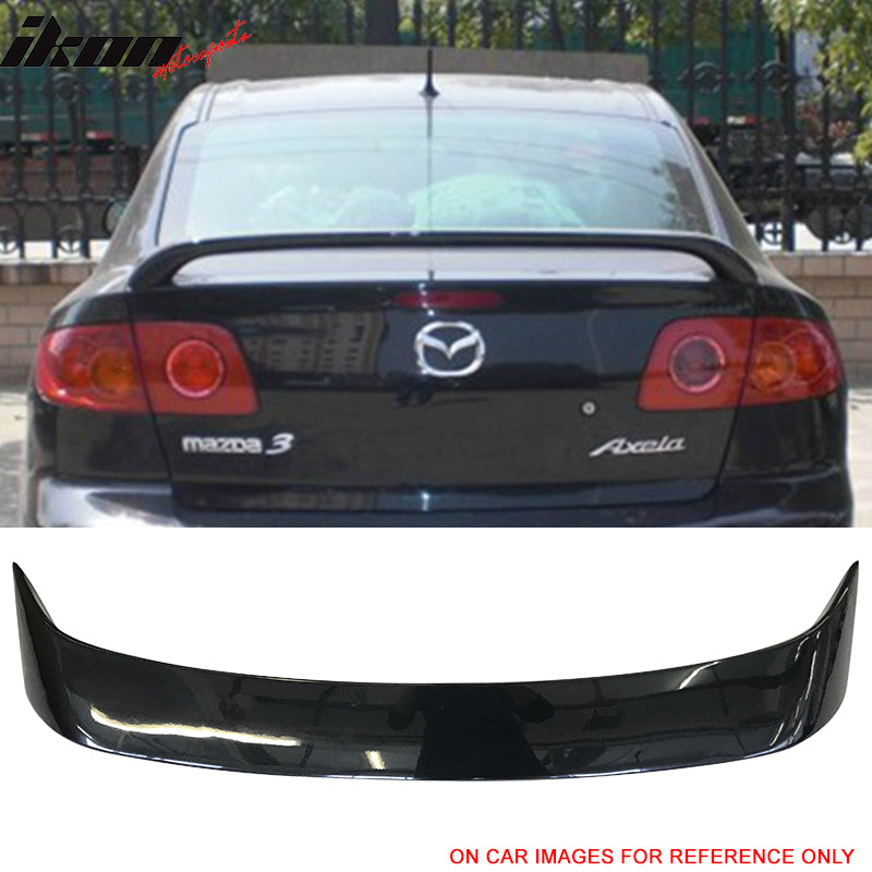 2004-2009 Mazda 3 Sedan  Painted Color Trunk Spoiler ABS
