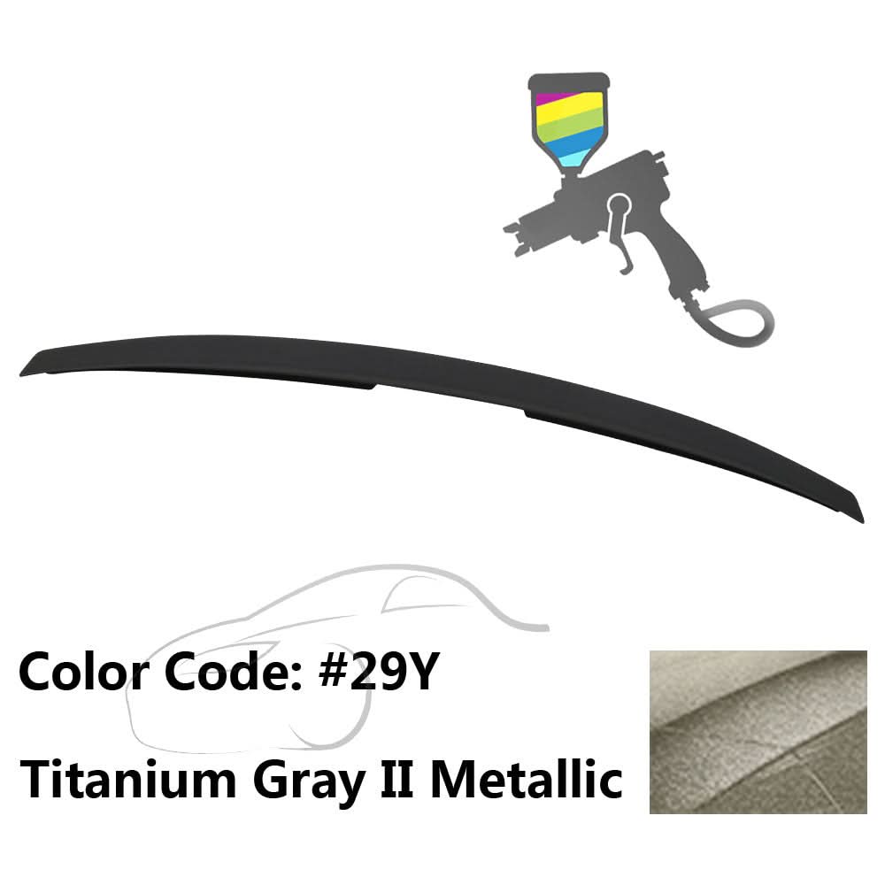 2004-2009 Mazda 3 Sedan Flush Mount Painted Trunk Spoiler ABS