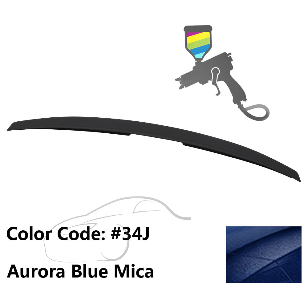 2004-2009 Mazda 3 Sedan Flush Mount Painted Trunk Spoiler ABS