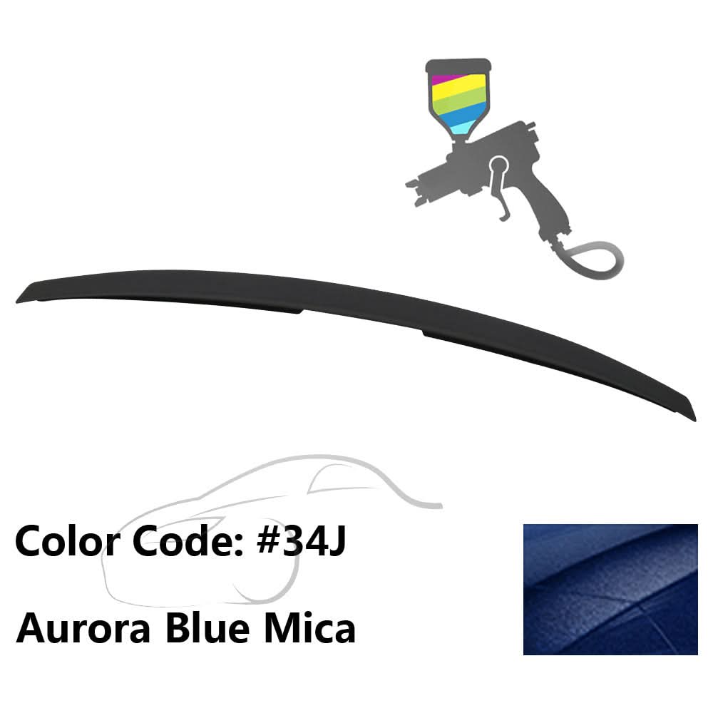 2004-2009 Mazda 3 Sedan Flush Mount Painted Trunk Spoiler ABS