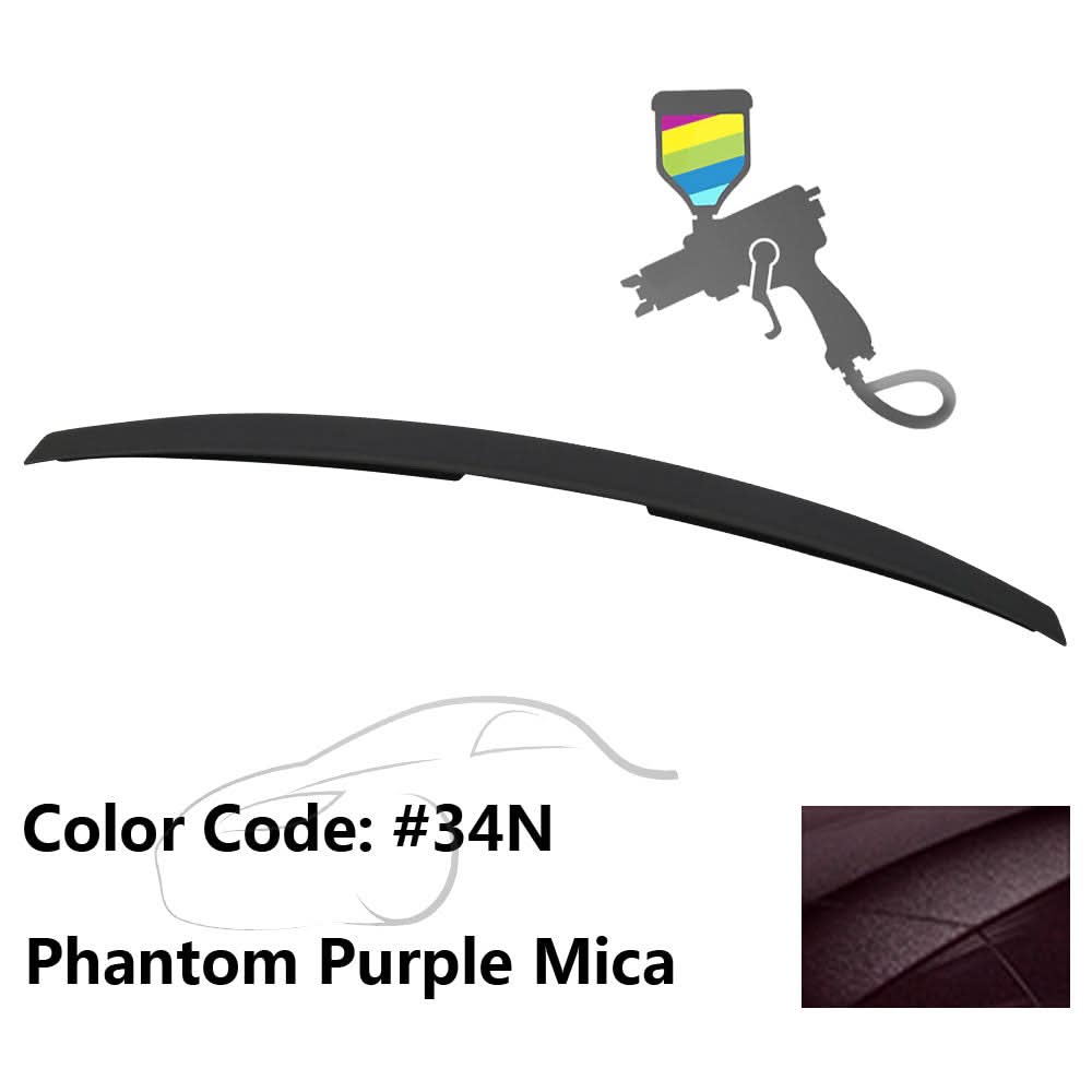2004-2009 Mazda 3 Sedan Flush Mount Painted Trunk Spoiler ABS
