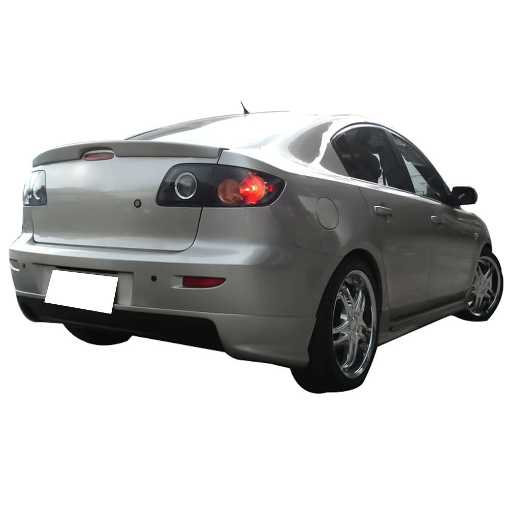 2004-2009 Mazda 3 Sedan Painted Color Trunk Spoiler ABS
