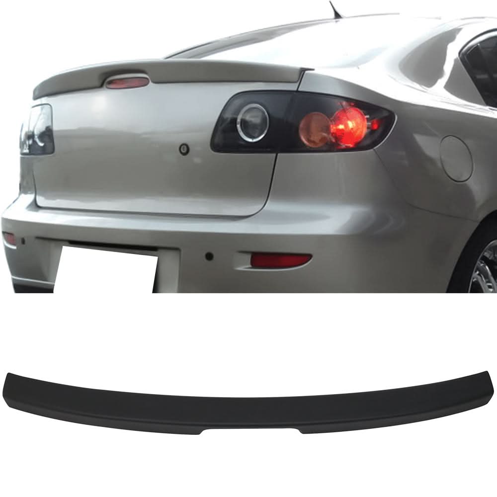 2004-2009 Mazda 3 Sedan Painted Color Trunk Spoiler ABS
