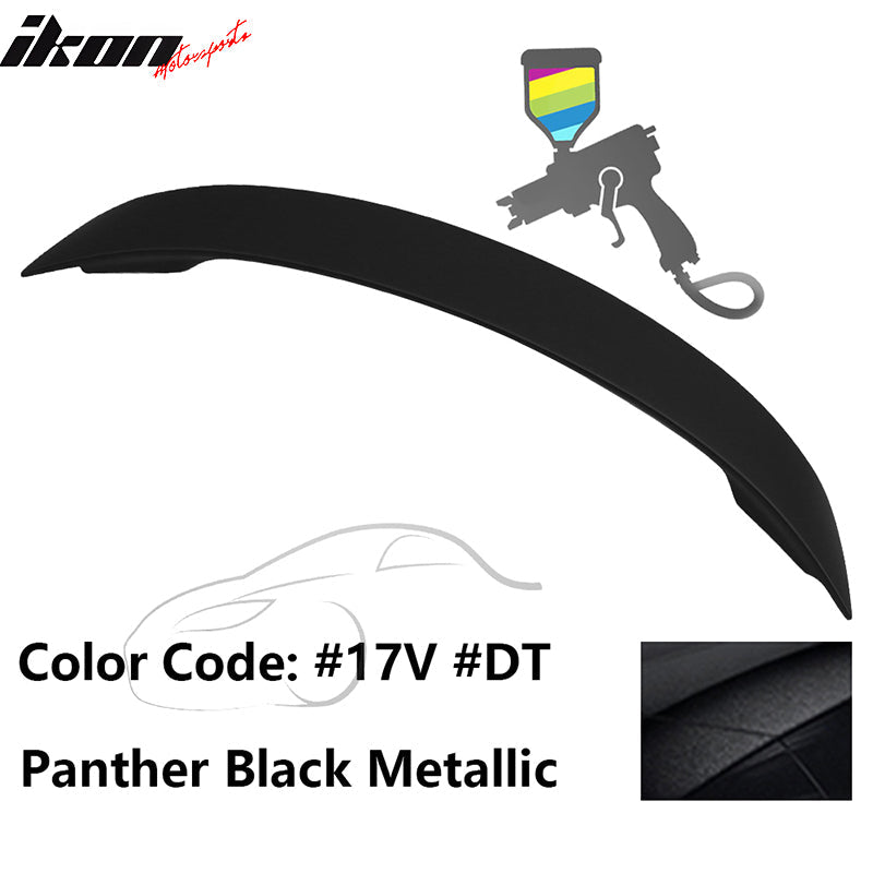 2010-2013 Mazda 3 Sedan OE Style Unpainted Rear Spoiler Wing ABS