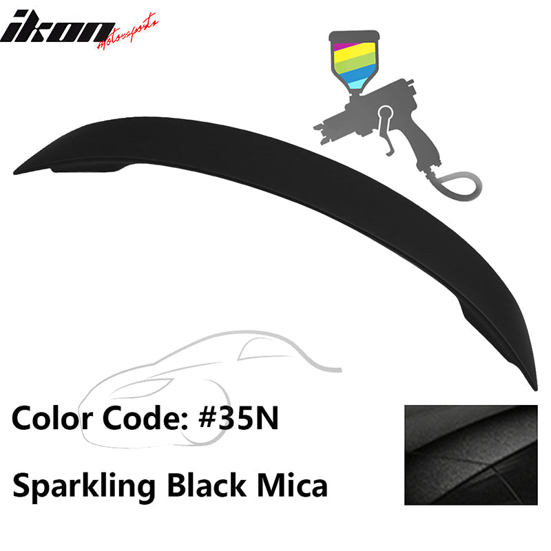 2010-2013 Mazda 3 Sedan OE Style Unpainted Rear Spoiler Wing ABS