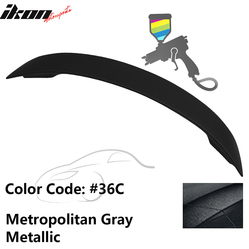 2010-2013 Mazda 3 Sedan OE Style Unpainted Rear Spoiler Wing ABS