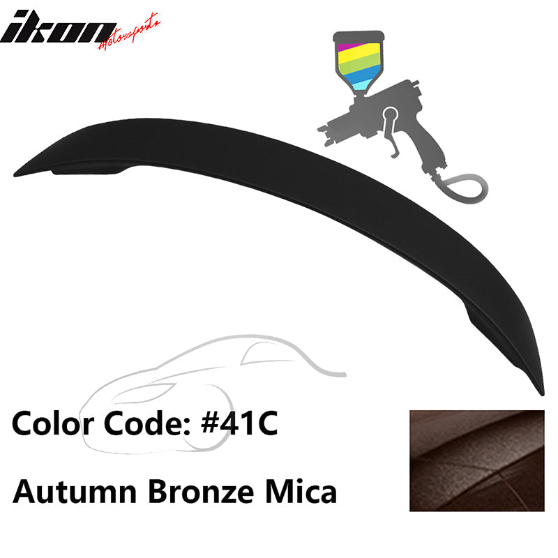 2010-2013 Mazda 3 Sedan OE Style Unpainted Rear Spoiler Wing ABS