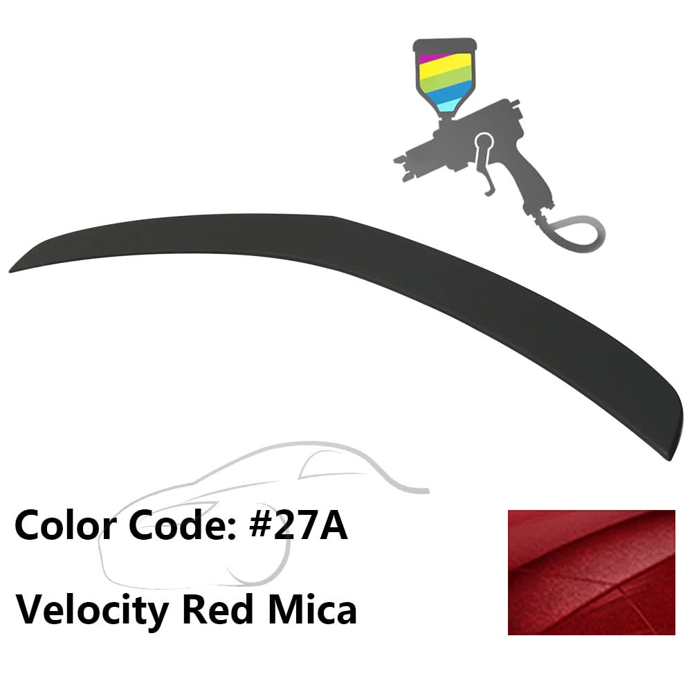 2010-2013 Mazda 3 Sedan Painted Color Trunk Spoiler ABS
