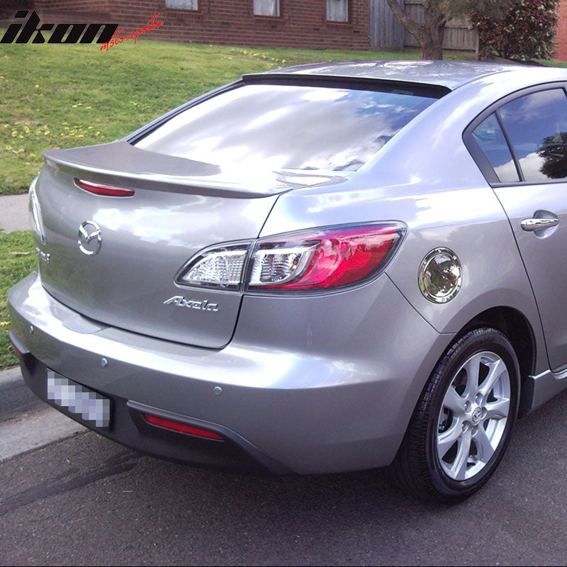 2010-2013 Mazda 3 Sedan Painted Color Trunk Spoiler ABS