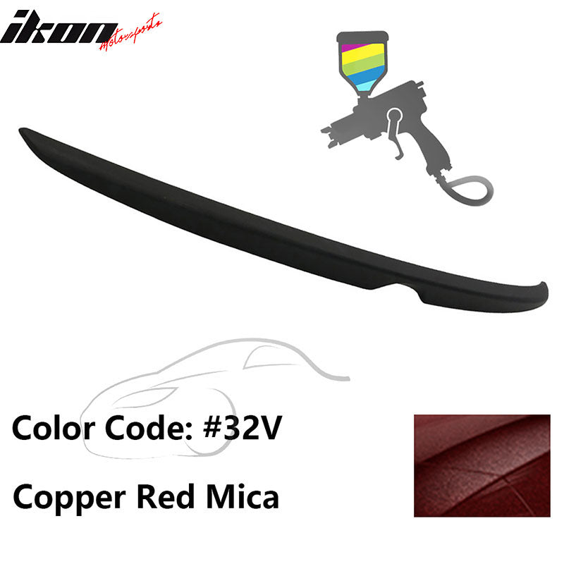 Matte Fits 14-18 Mazda 3 Mazda3 Sedan Flush Factory Trunk Spoiler