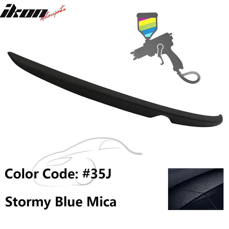 Matte Fits 14-18 Mazda 3 Mazda3 Sedan Flush Factory Trunk Spoiler