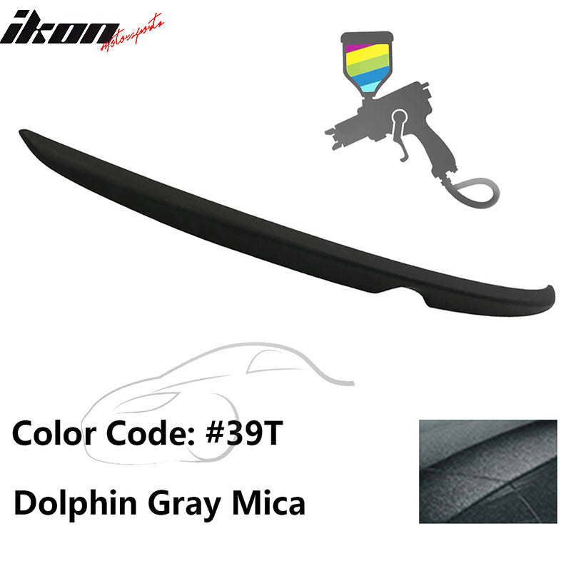 Matte Fits 14-18 Mazda 3 Mazda3 Sedan Flush Factory Trunk Spoiler