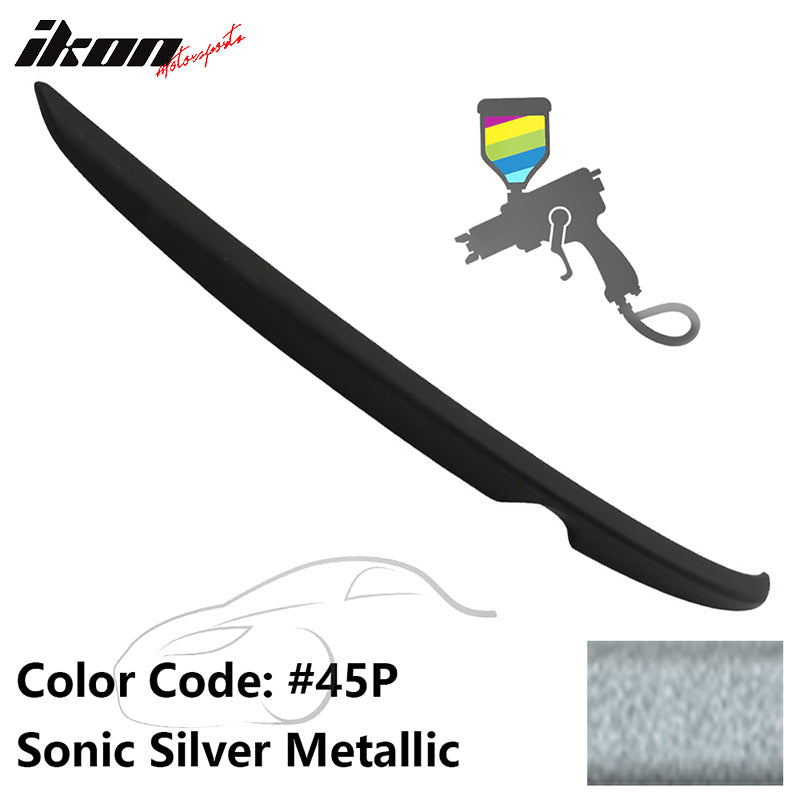 Matte Fits 14-18 Mazda 3 Mazda3 Sedan Flush Factory Trunk Spoiler