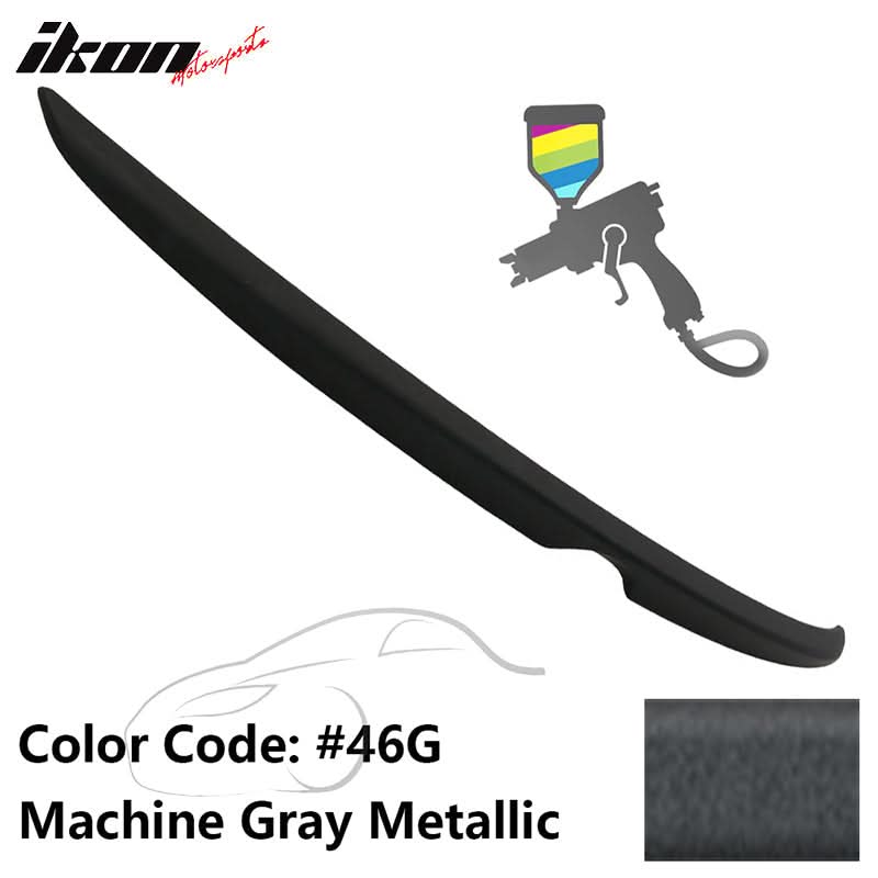 Matte Fits 14-18 Mazda 3 Mazda3 Sedan Flush Factory Trunk Spoiler