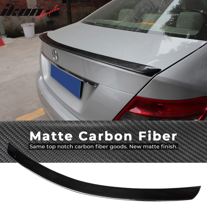 2008-2014 Mercedes-Benz C-Class W204 2 Door Trunk Spoiler Carbon Fiber