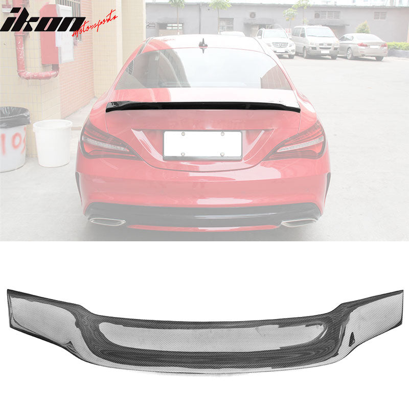 2013-2019 Benz CLA C117 R Style Trunk Spoiler Carbon Fiber CF