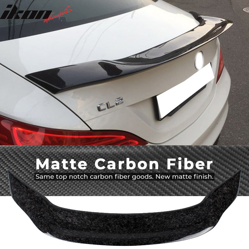 2013-2019 Benz CLA W117 C117 R Style Forged Trunk Spoiler Carbon Fiber