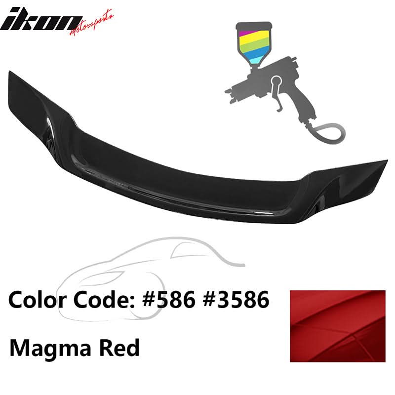 2008-2014 Benz W204 C-Class 4Dr R Style Trunk Spoiler A