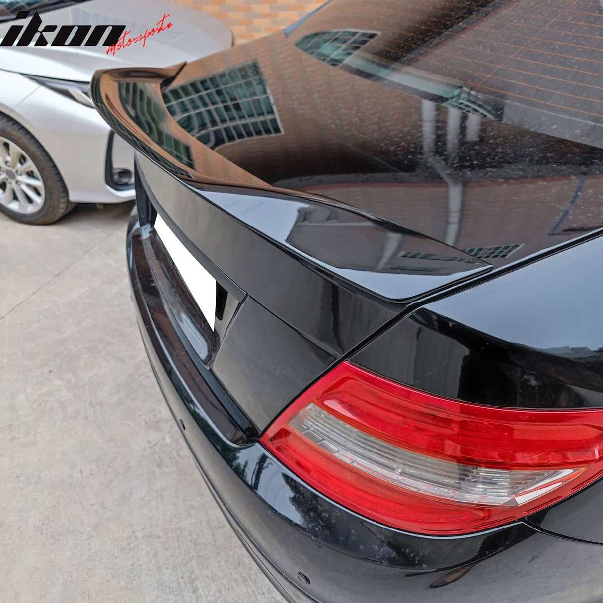 2008-2014 Benz W204 C-Class 4Dr R Style Trunk Spoiler A