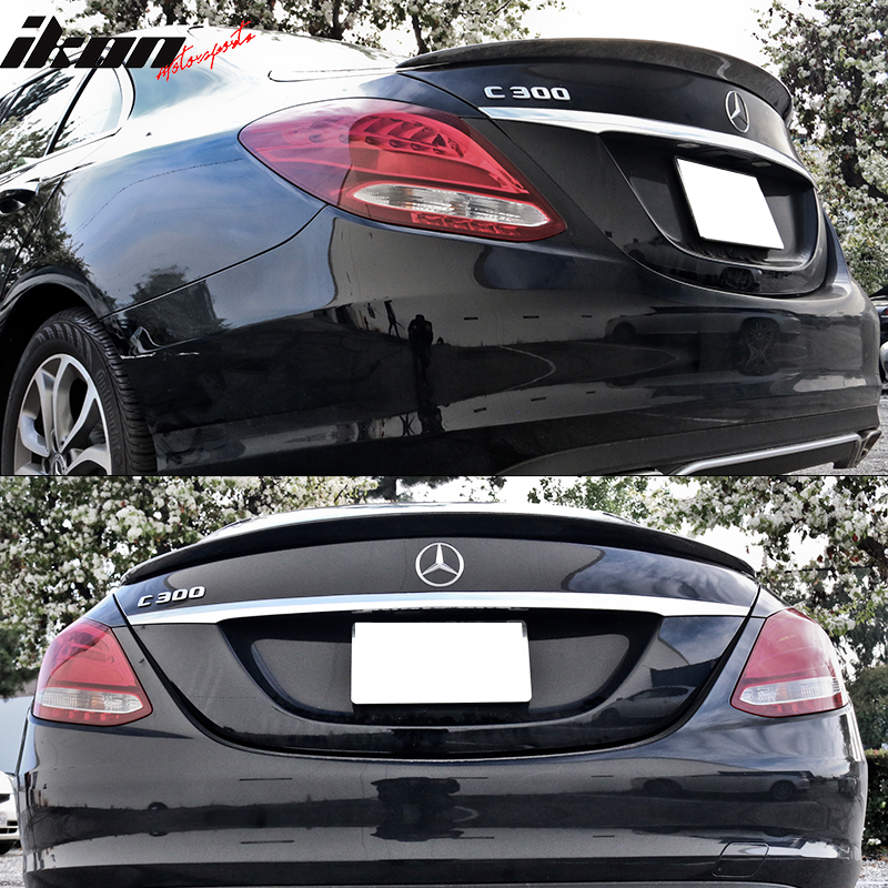 2015-2021 Benz C W205 4dr AMG Style Forged Trunk Spoiler Carbon Fiber