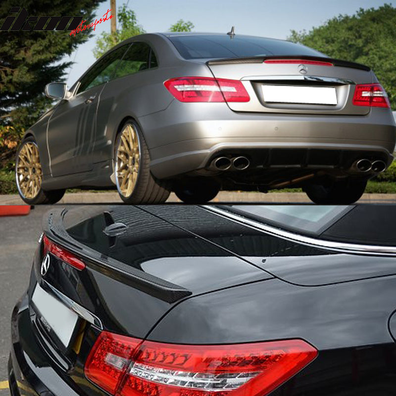 2010-2017 Mercedes Benz W207 C207 2Dr Coupe Trunk Spoiler Carbon Fiber