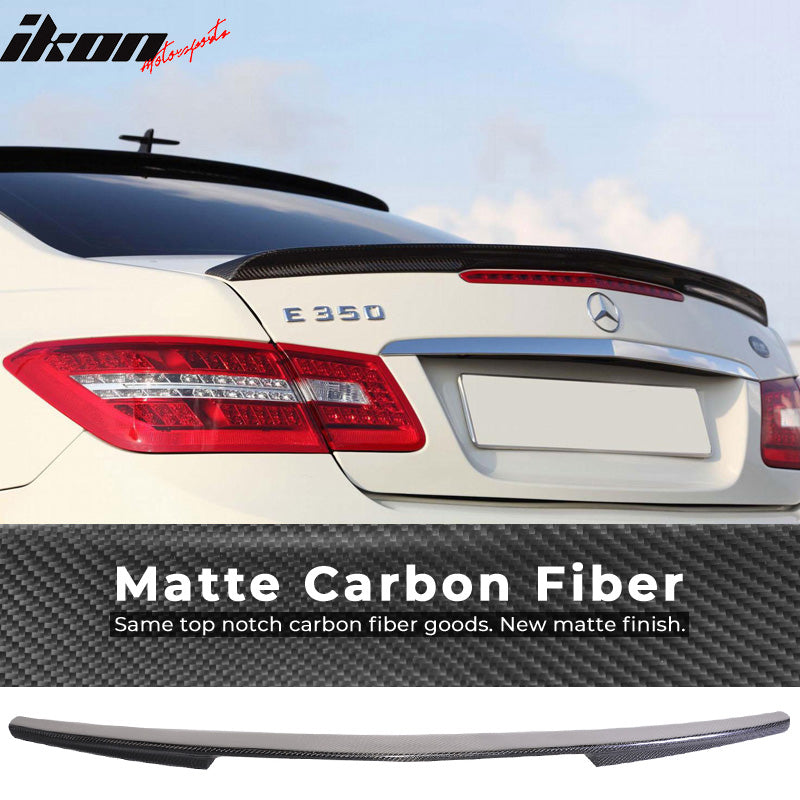 2010-2017 Mercedes Benz W207 C207 2Dr Coupe Trunk Spoiler Carbon Fiber
