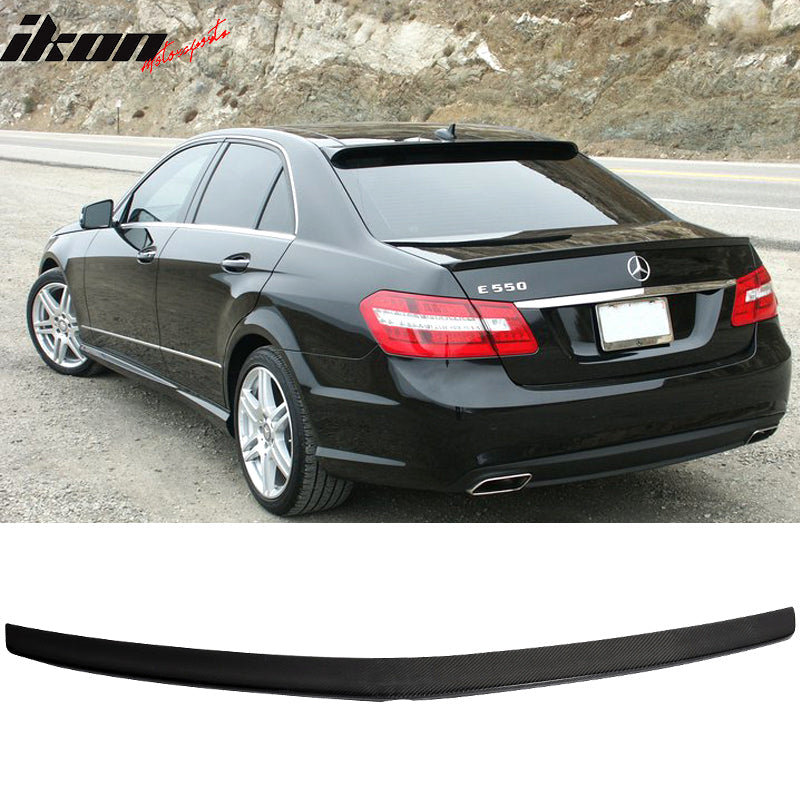 2010-2016 Mercedes-Benz W212 Sedan E-Class Trunk Spoiler Carbon Fiber