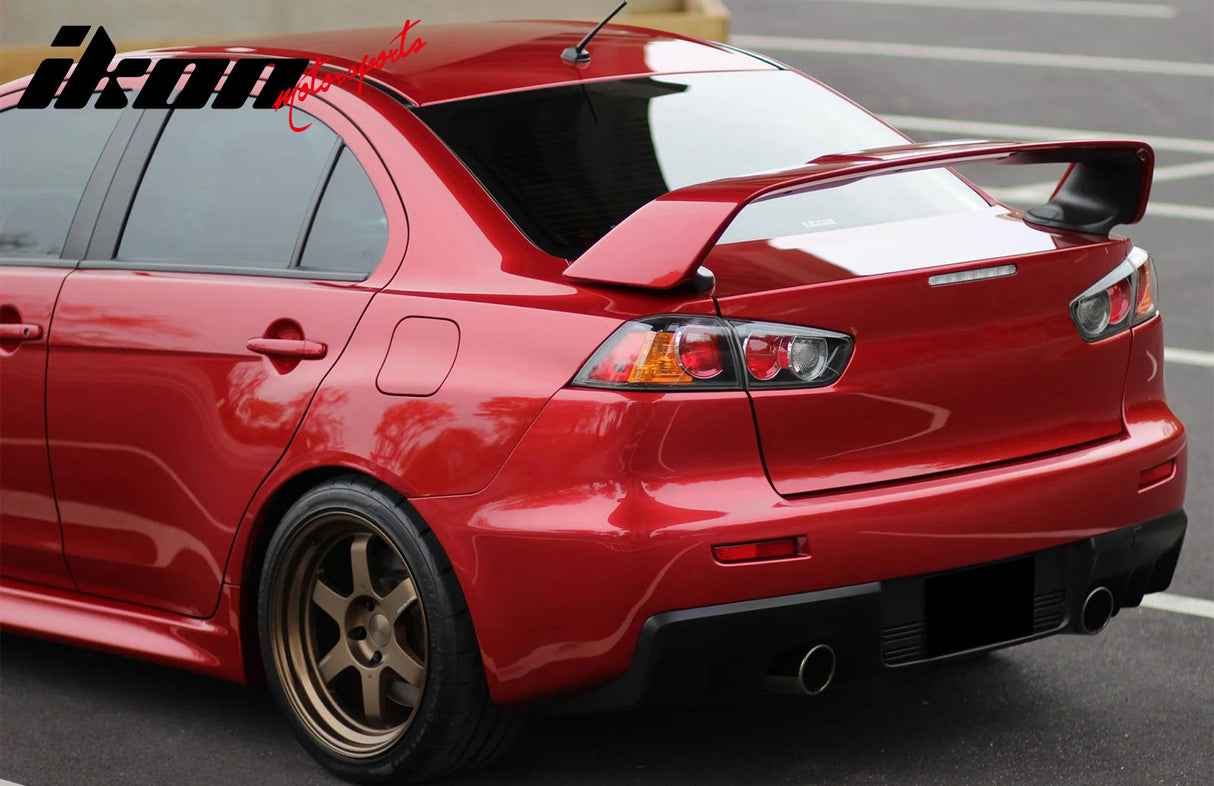 2008-2017 Mitsubishi Lancer Japan Style Unpainted Gray Trunk Spoiler