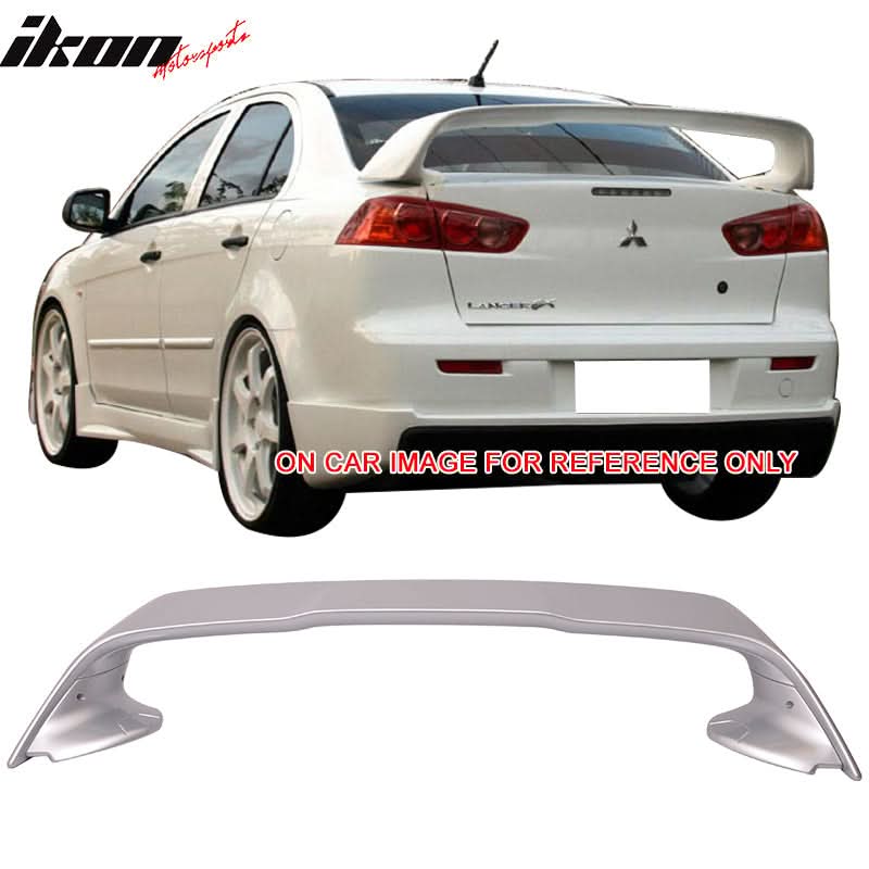 2008-2017 Mitsubishi Lancer Evolution 10 X Trunk Spoiler Wing Lip ABS