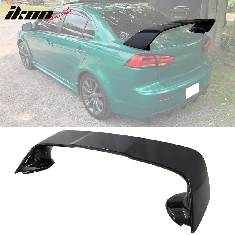 2008-2017 Mitsubishi Lancer Evolution 10 X Trunk Spoiler Wing Lip ABS