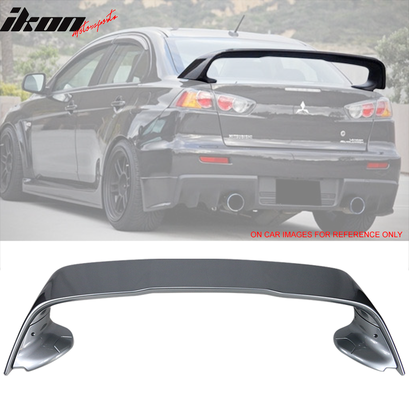 2008-2017 Mitsubishi Lancer Evolution 10 X Trunk Spoiler Wing Lip ABS
