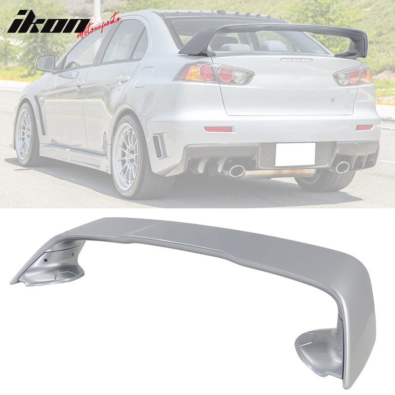 2008-2017 Mitsubishi Lancer Evolution 10 X Trunk Spoiler Wing Lip ABS